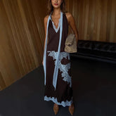 Conjunto Luxo com Renda Contrastada e Saia Longa – Elegância Atemporal