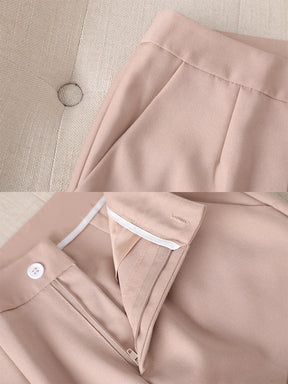 Conjunto Blazer e Calça Alfaiataria com cinto elegante