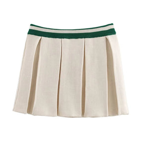 Conjunto Feminino Elegante de Tricô com Gola Lapel e Manga Longa