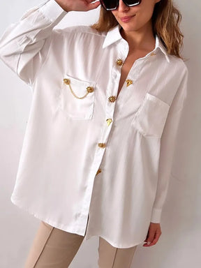 Camisa Com detalhes - Alta Moda