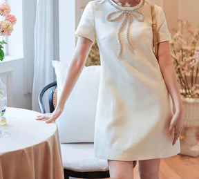 Vestido Bordado Cristal - elegante