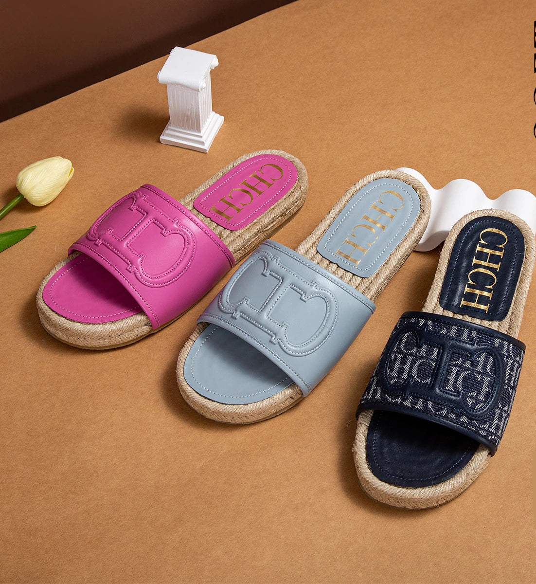 Sandálias CHCH Minimalistas – Conforto com Solado Natural