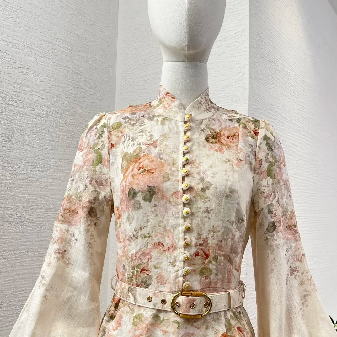 Vestido Luxo ALEMAiS 100% Linho puro