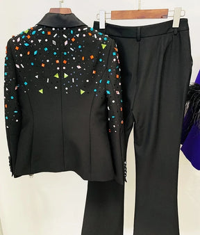 Blazer Bordado com cristais - Alta Costura
