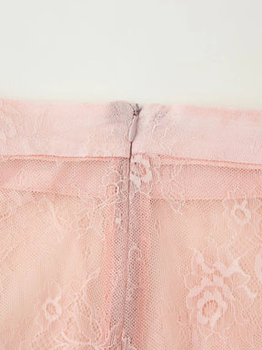 Conjunto Élise – Blazer Alfaiataria e Saia Plissada com Renda