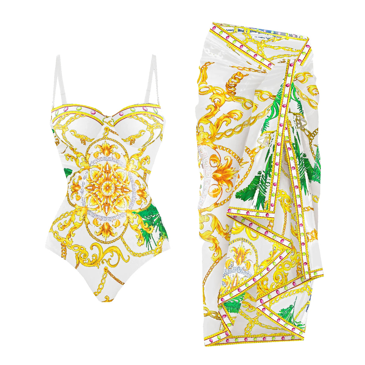 Conjunto Maio com Sustentação e Saída de Praia - Elegância e Sofisticação