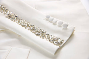 Conjunto Luxo Office - bordado com cristais