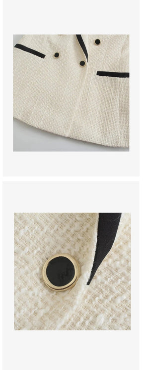 Blazer Tweed alfaiataria - luxo