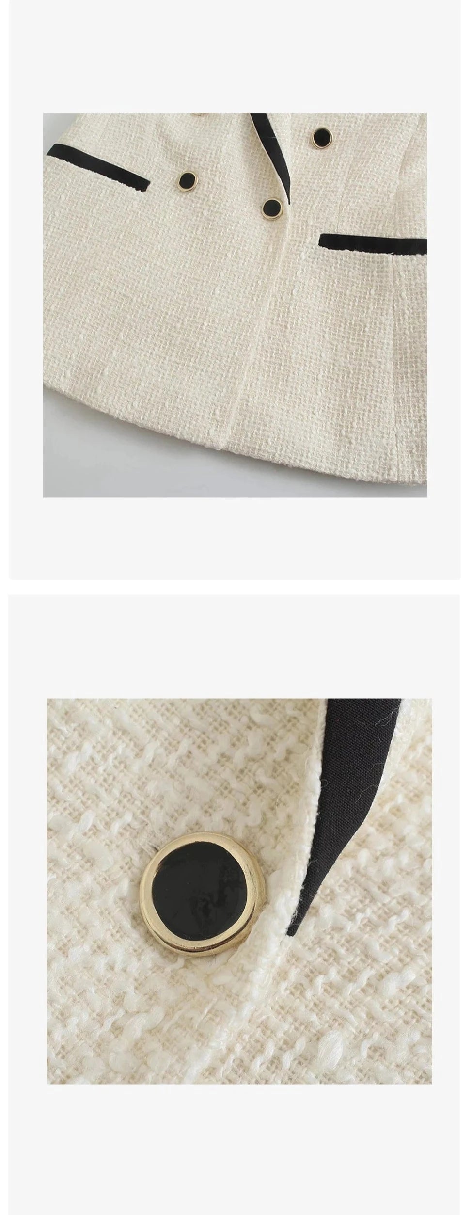Blazer Tweed alfaiataria - luxo