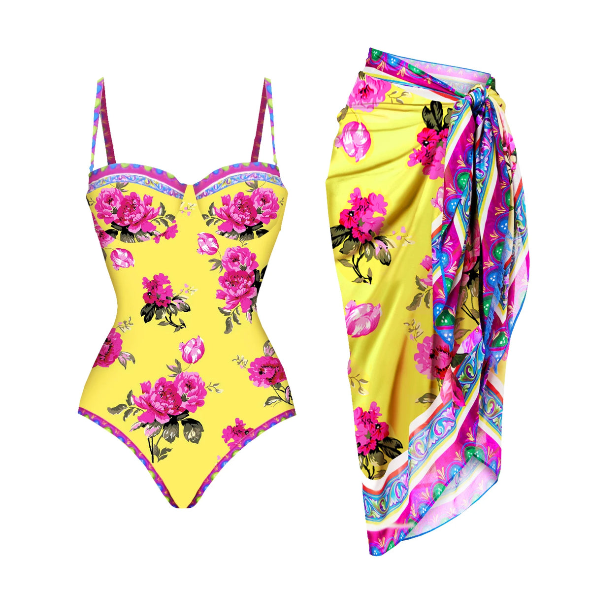 Conjunto Maio com Sustentação e Saída de Praia - Elegância e Sofisticação