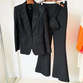 Conjunto Três Peças - Com Cristais