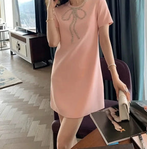 Vestido Bordado Cristal - elegante
