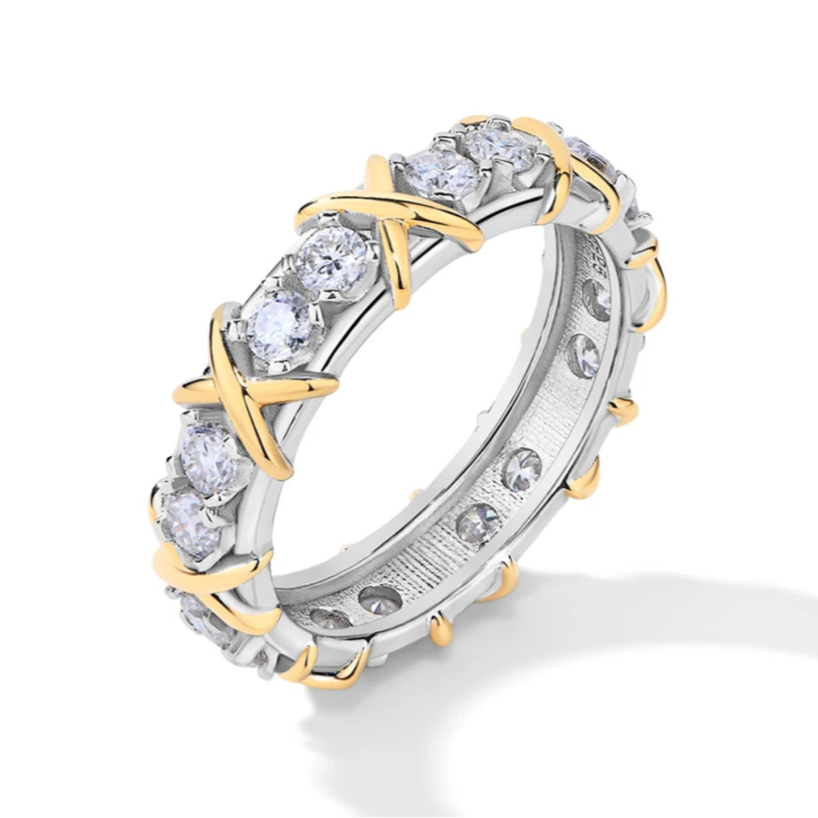 Anel Cravejado com Zircônias e Prata S925 – Elegância e Sofisticação