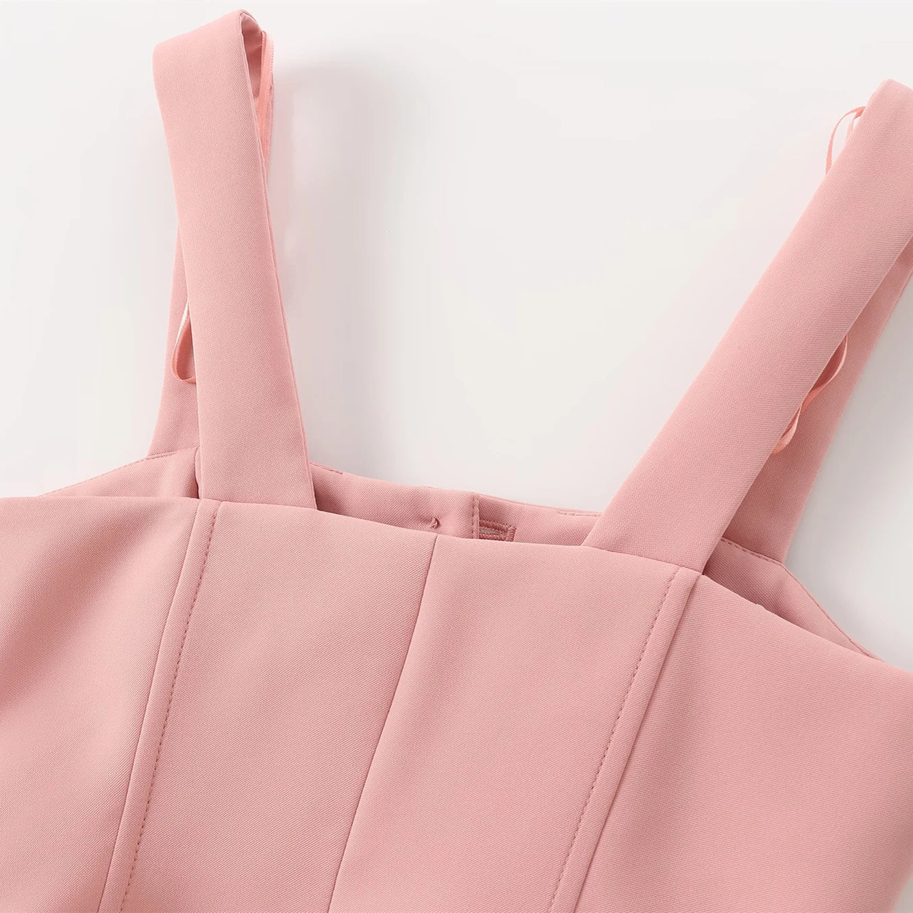 Conjunto Feminino 3 Peças: Blazer, Colete Corset e Short Saia de Cintura Alta