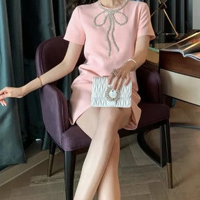 Vestido Bordado Cristal - elegante