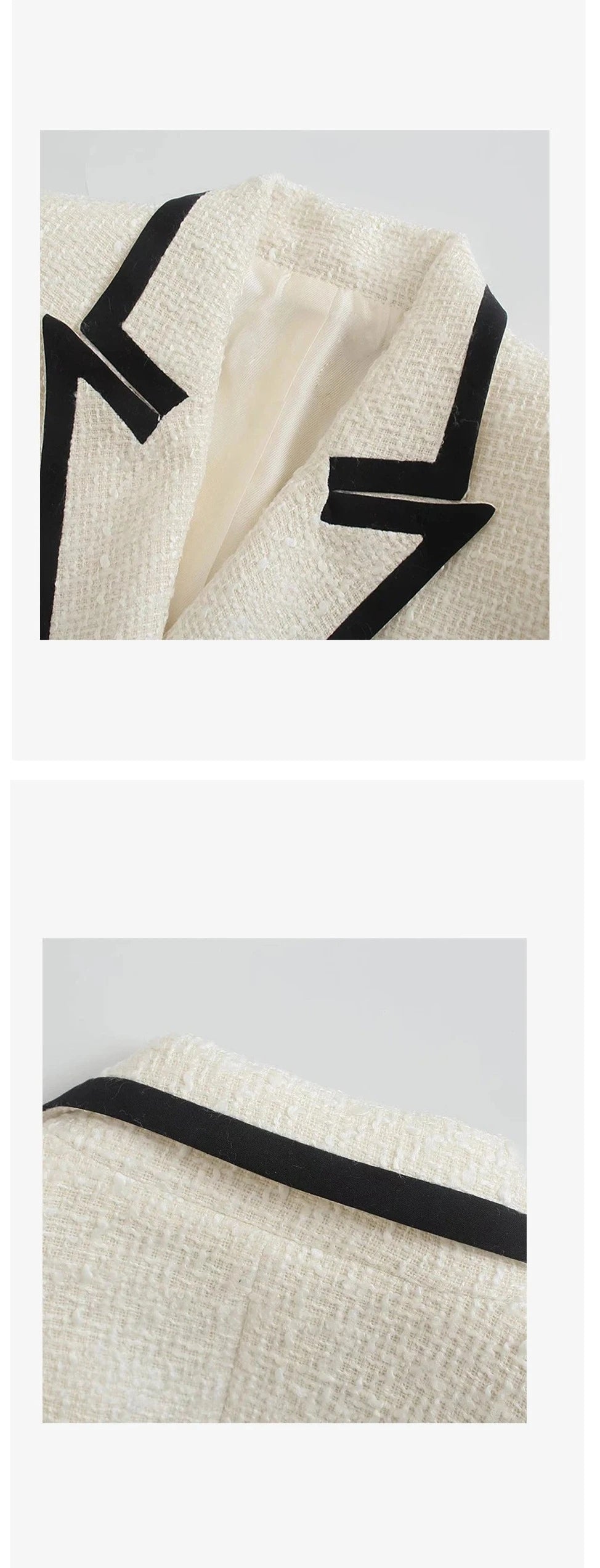 Blazer Tweed alfaiataria - luxo