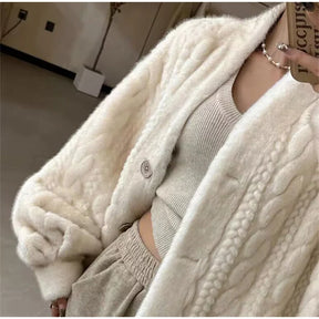 Sobretudo Blusão Tricô Super Quente