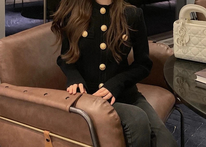 Cardigan Modal Com botões -