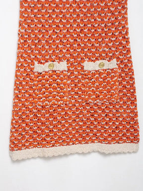 Vestido Aurora Tricô Texturizado - Elegância e conforto.