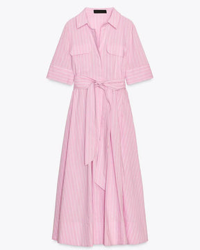 Vestido Belle com Laço na Cintura - Elegância e Sofisticação