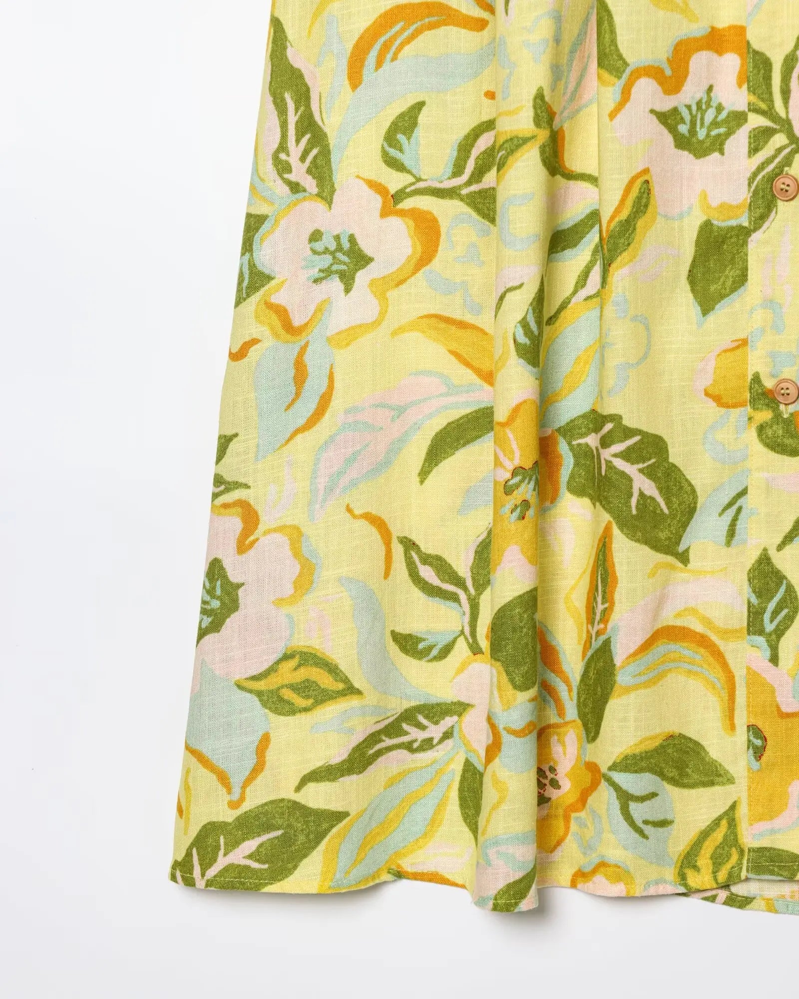 Conjunto Floral com Top Cropped e Saia Evase – Duas Peças Elegantes