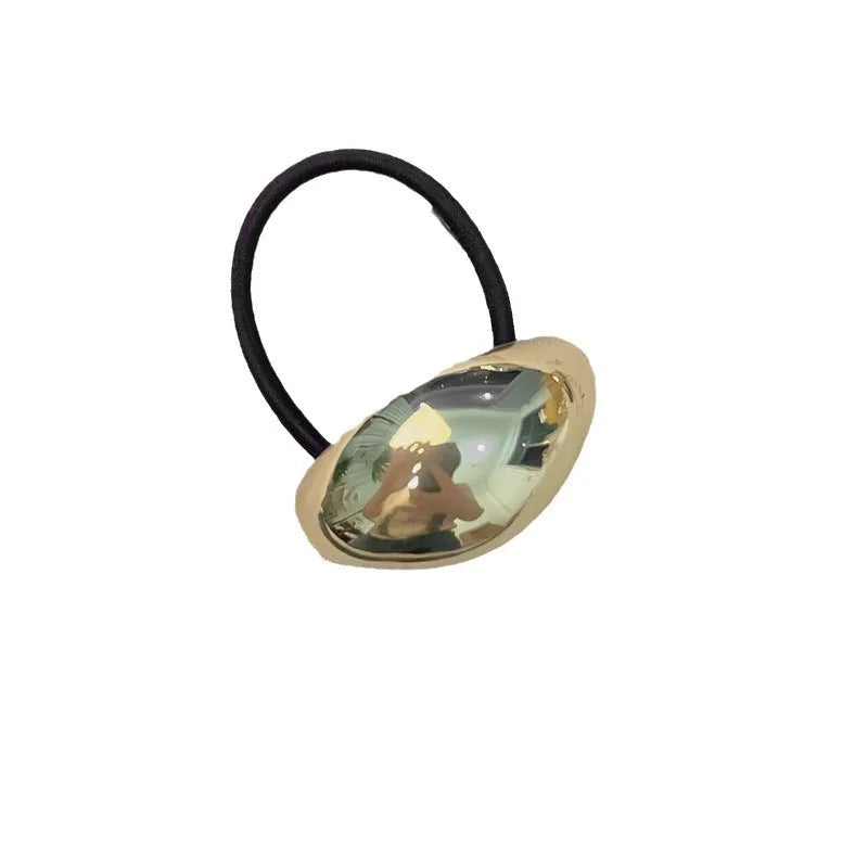Elástico de Cabelo Vintage Feminino – Metal