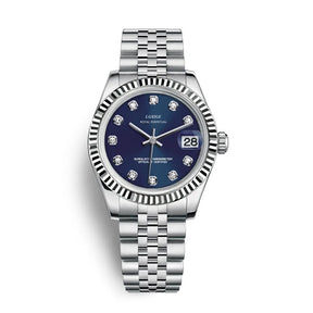 Relógio Feminino – Luxo Fashion, Quartzo, Aço, Com Strass