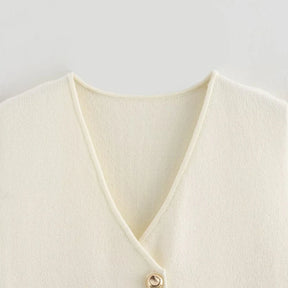 Conjunto Saia Midi Plissada e Colete Regata - Estilo Vintage