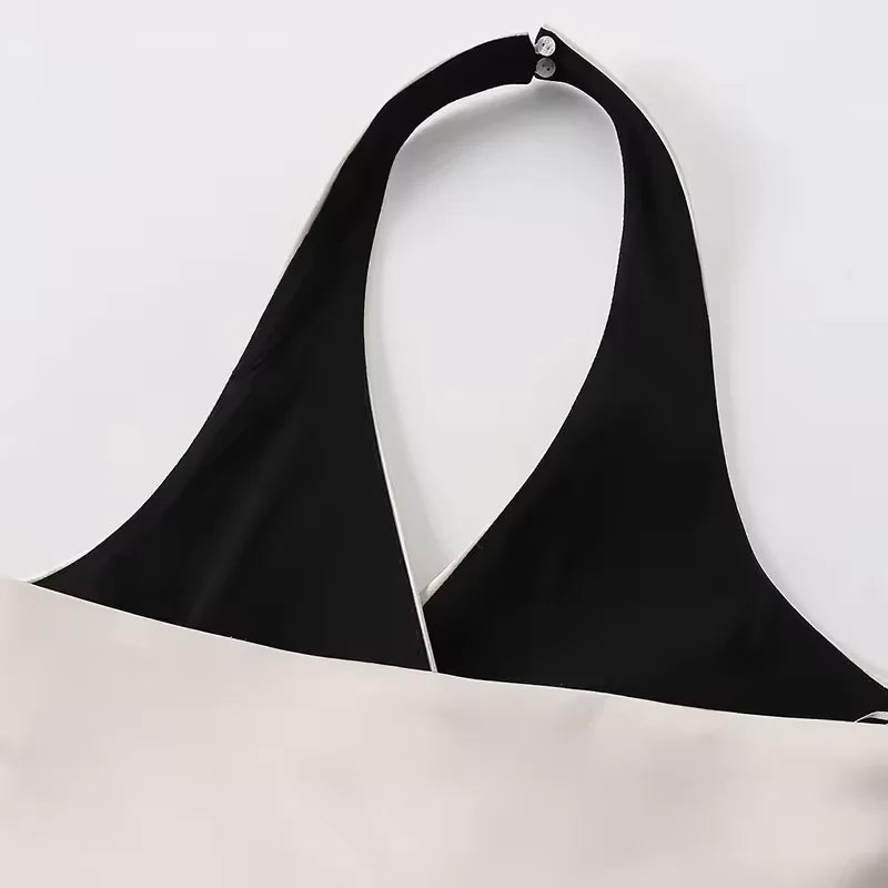 Top Estruturado com Meio Laço – Elegância Moderna em Corset