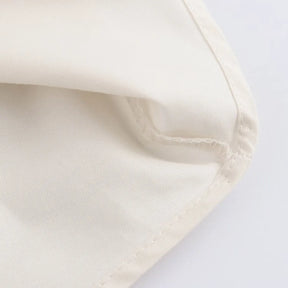Vestido Longo Estilo Francês  com Cinto Gola Redonda