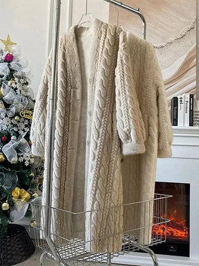 Sobretudo Blusão Tricô Super Quente