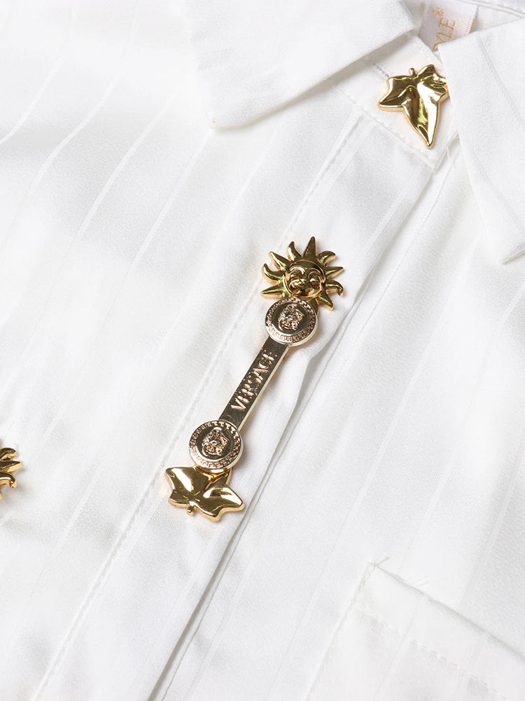 Camisa Com detalhes - Alta Moda