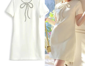 Vestido Bordado Cristal - elegante