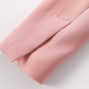 Conjunto Feminino 3 Peças: Blazer, Colete Corset e Short Saia de Cintura Alta