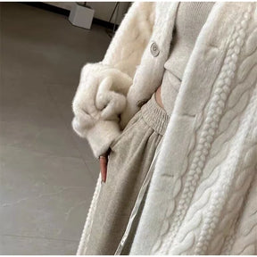 Sobretudo Blusão Tricô Super Quente