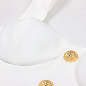 Conjunto Saia E top Alfaiataria Alta Costura