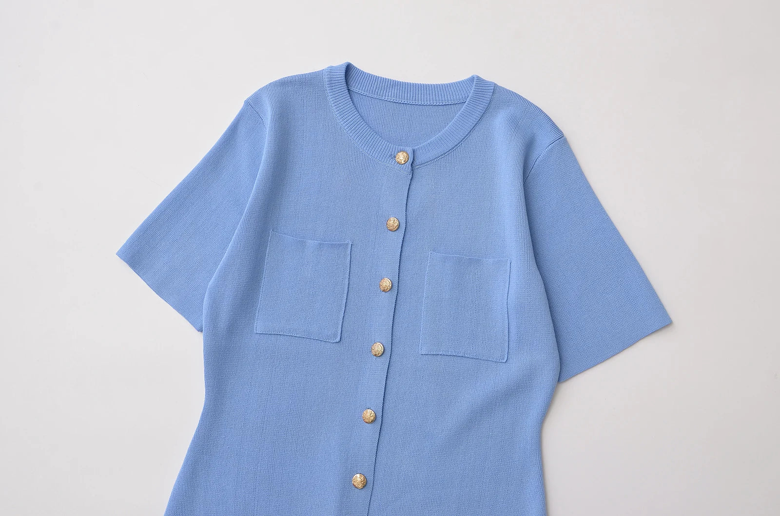Vestido Com botões elegante