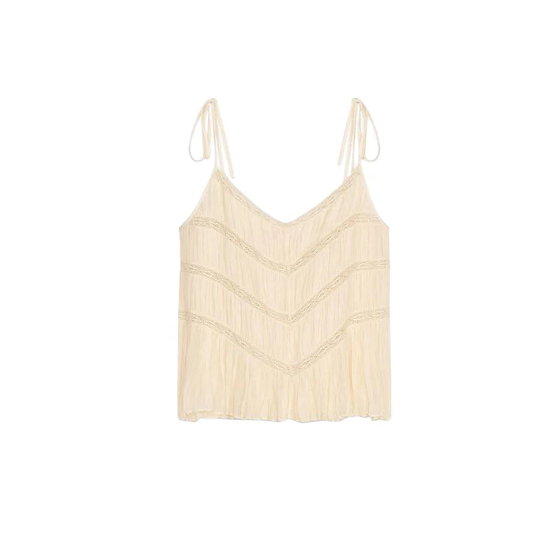 Blusa de Alças Finas com Caimento Reto e Acabamento Delicado – Leve, Moderna e Versátil