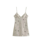 Vestido Linho bordado - Novidade
