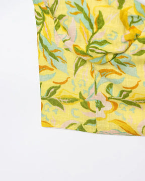 Conjunto Floral com Top Cropped e Saia Evase – Duas Peças Elegantes