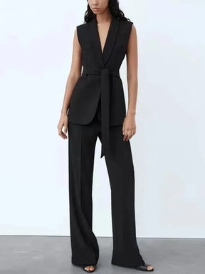 Calça/colete crossover Alfaiataria