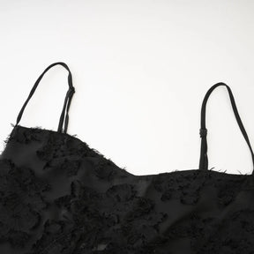 Vestido Longo Renda Floral Exclusiva e Caimento Fluido de Luxo