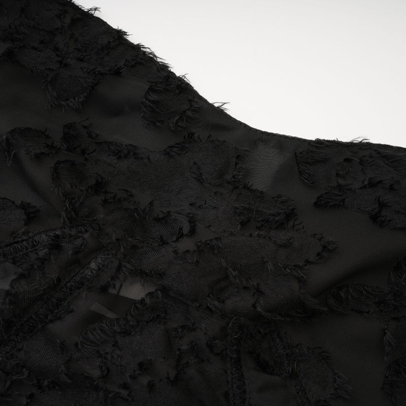 Vestido Longo Renda Floral Exclusiva e Caimento Fluido de Luxo