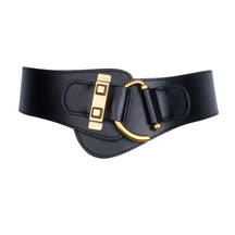 Cinto Feminino de Couro com Fivela Dourada – Estilo e Sofisticação