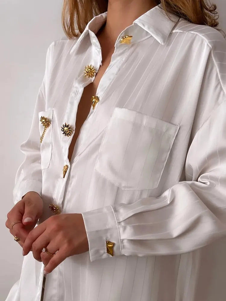 Camisa Com detalhes - Alta Moda
