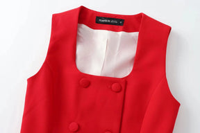 Conjunto Colete e calça alfaiataria