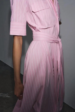 Vestido Belle com Laço na Cintura - Elegância e Sofisticação