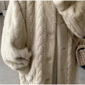 Sobretudo Blusão Tricô Super Quente