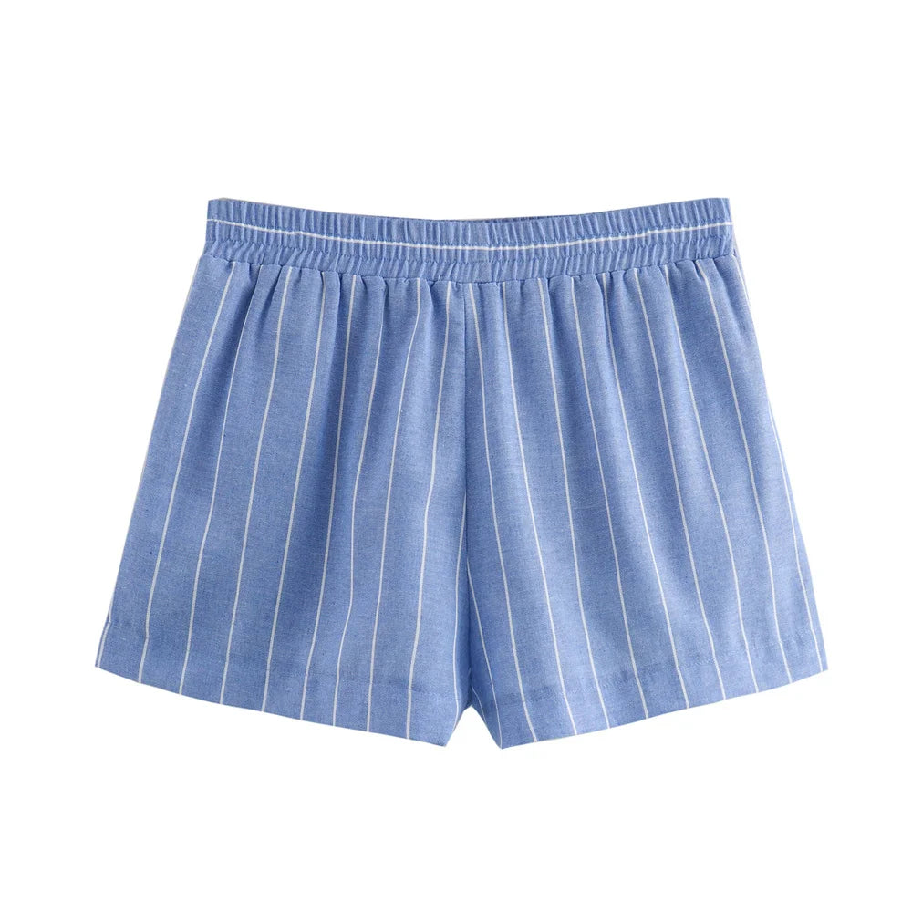 Conjunto camisa e shorts Listrado - Novidade