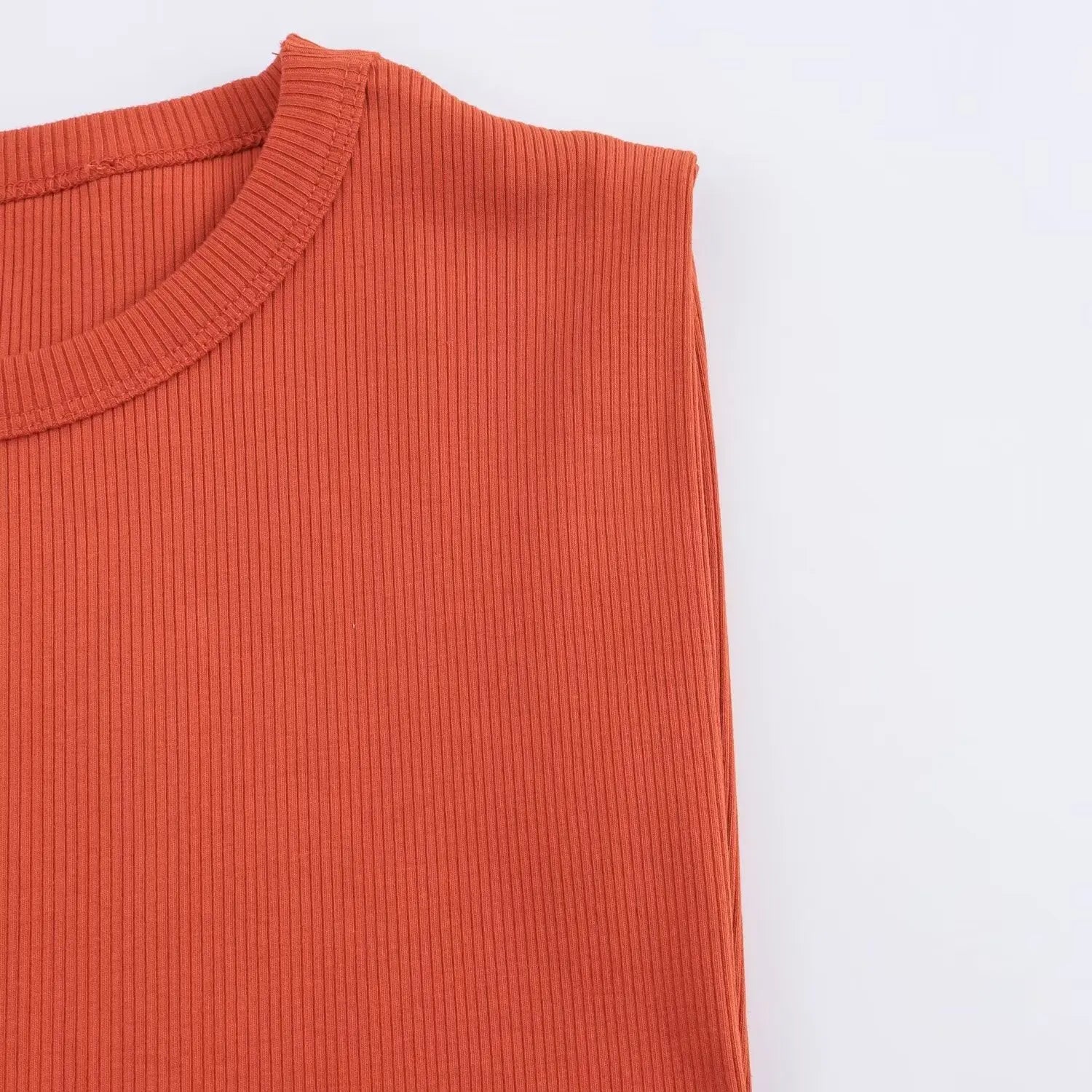 Vestido Longo Estilo Francês  com Cinto Gola Redonda